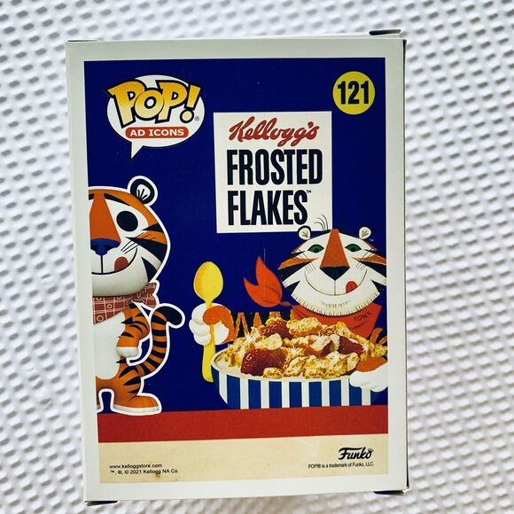 Funko Pop Tony The Tiger #121 Kellogg’s Frosted Flakes Exclusive W/ Protector - Picture 3 of 7